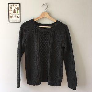 Blue grey cable knit Gap sweater - NWOT